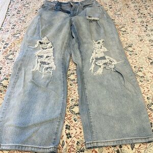 Wild Fable Super High Rise jeans- 8/29R distressed